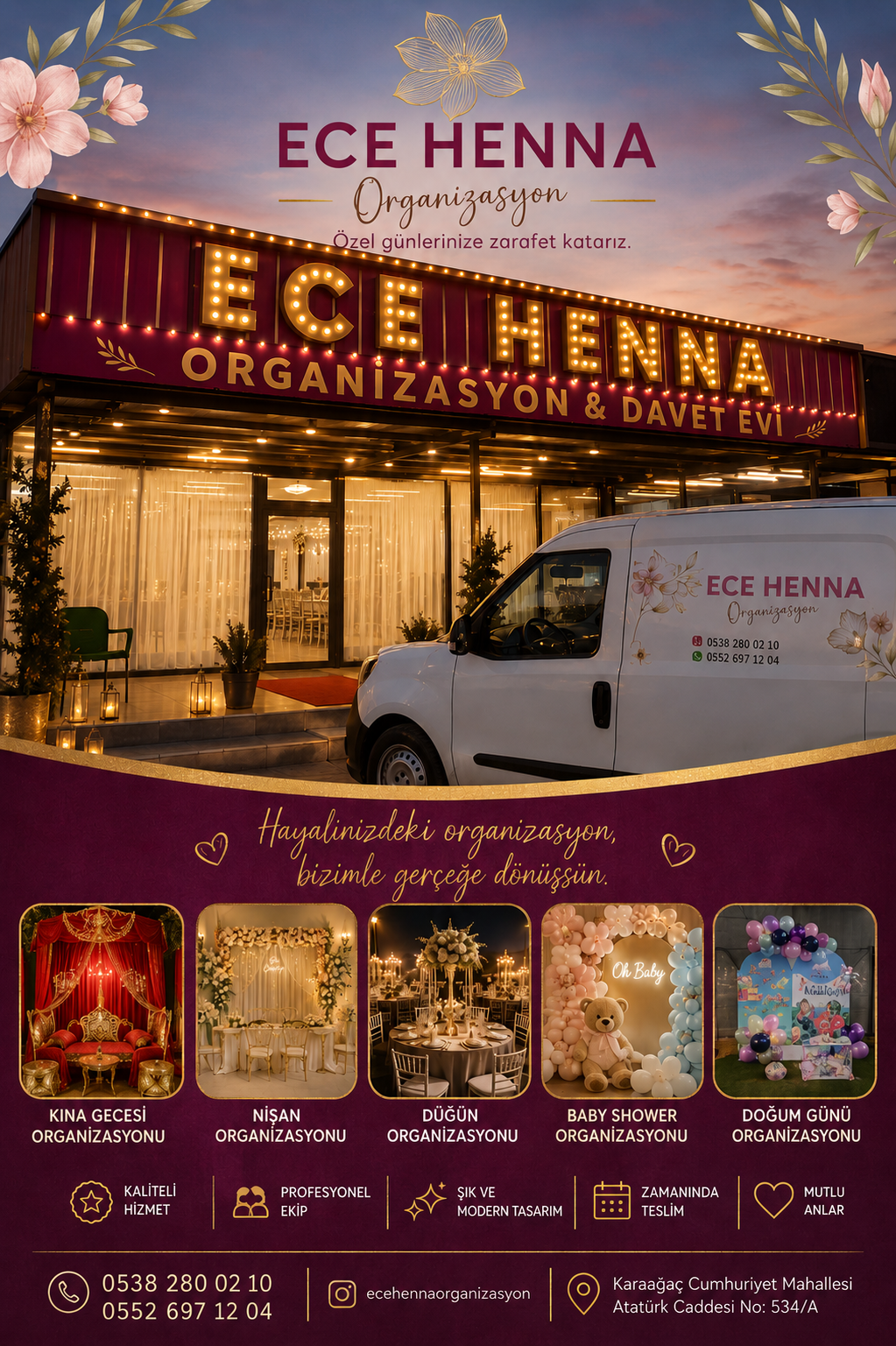 Ece Henna Organizasyon & Davet Evi